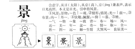 景名字意思|景字取名寓意 景字最佳组合配搭好听